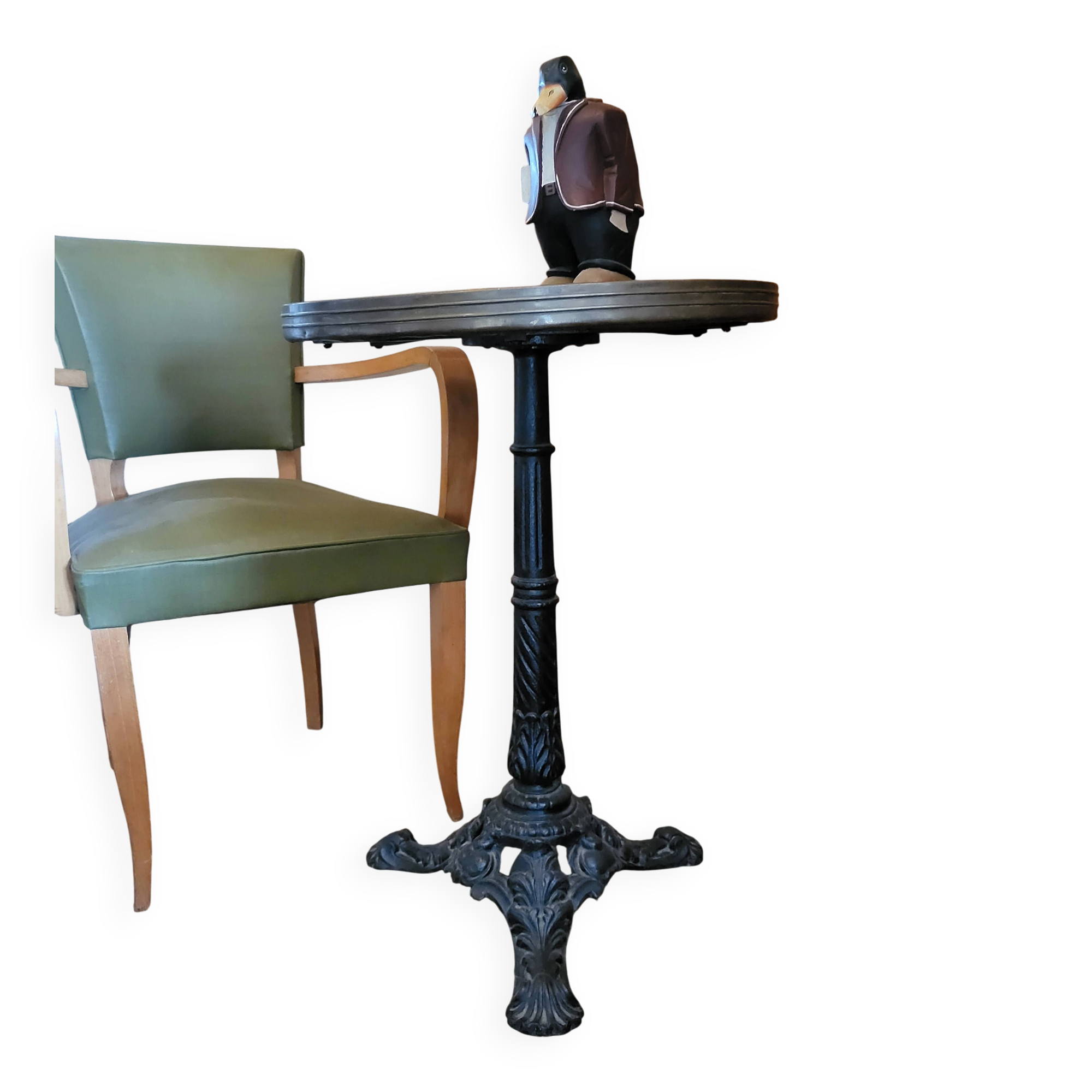 Table de bistrot vintage