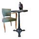 Table de bistrot vintage