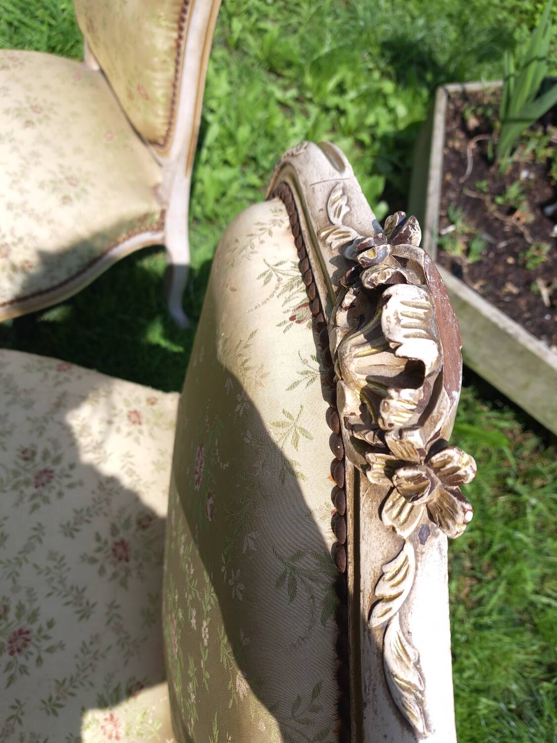 Pair of chairs, Louis XV period.