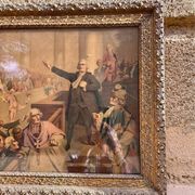 Reproduction encadrée "Le serment du jeu de Paume"