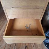 Solid oak desk from the 60s-70s.