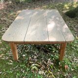 Table basse de ferme en chêne massif