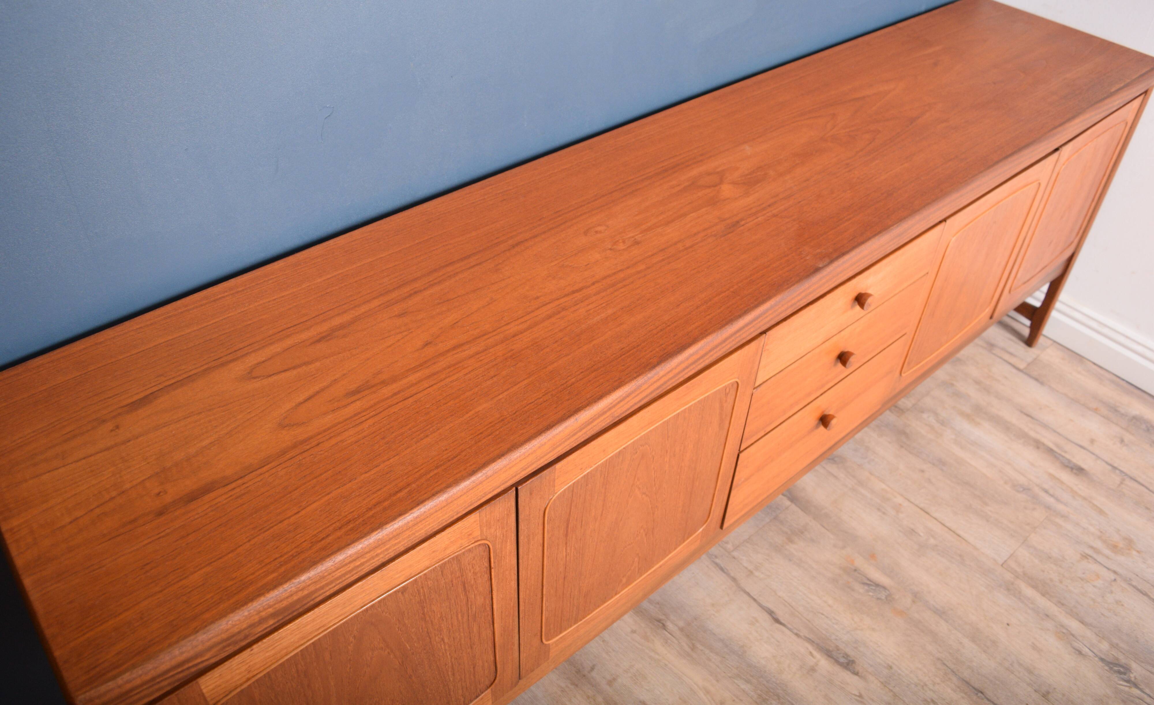 Restored Teak 1960s Nathan Squares Sideboard