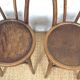 Pair of 1930s bistro chairs Thonet Kohn Fischel bentwood