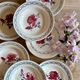 Set of 8 vintage soup plates - Janine and Cannes model by Digoin Sarrr