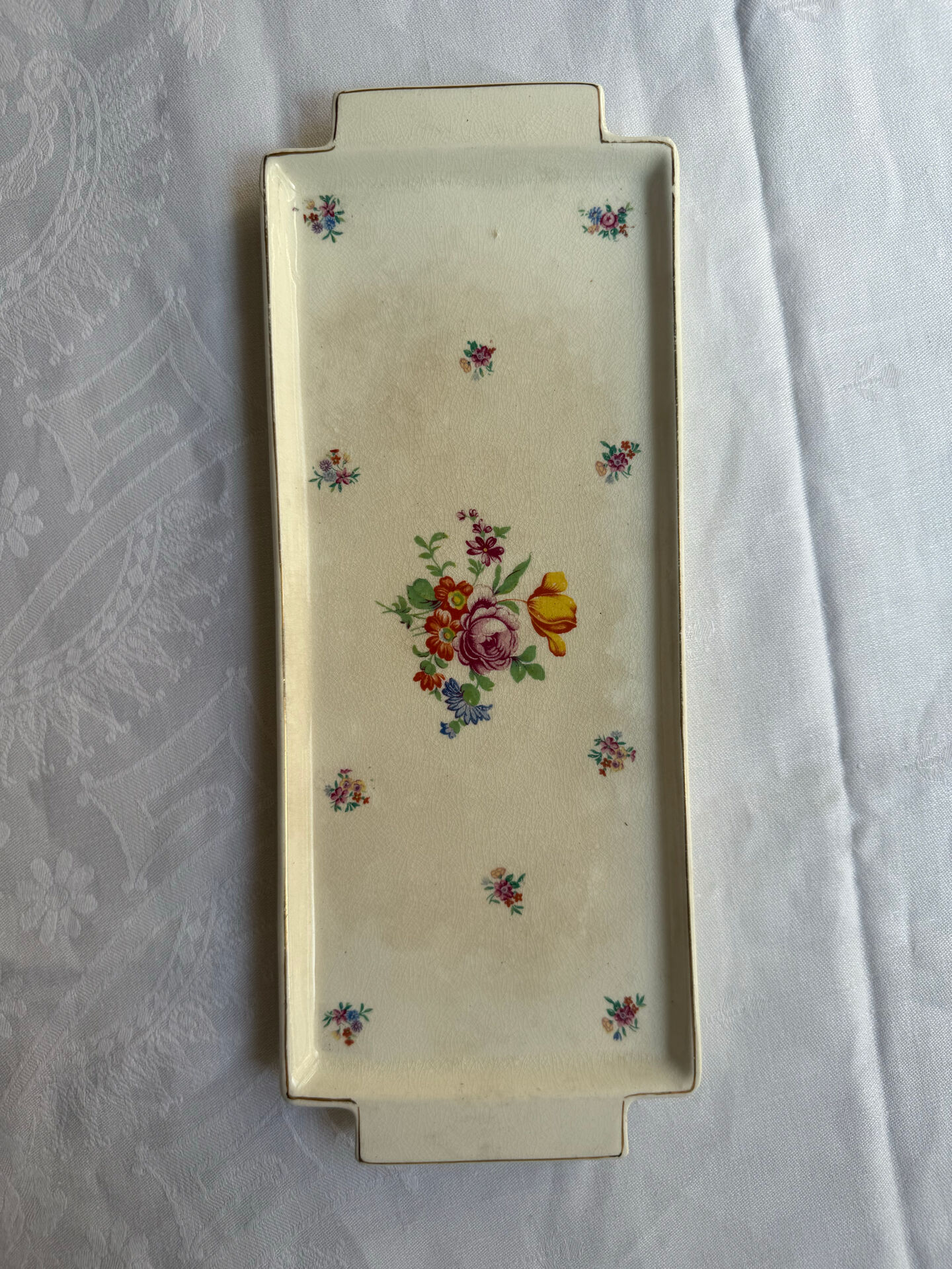 Floral plate C. A. C. Labrut&Cie - Grigny