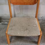 Pair of vintage low chairs