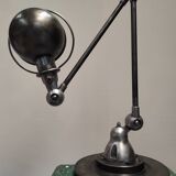 Workshop lamp Jieldé 2 industrial arm patina graphite rifle barrel