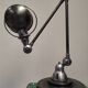 Workshop lamp Jieldé 2 industrial arm patina graphite rifle barrel