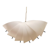 Danish conch, snail shell hanging lamp from the 80s, made of hard ABS plastic.