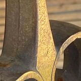 Pair of cast and bronze channels, early 20th