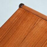 Bosteels Meubelen unique small sideboard in walnut Belgium 1970