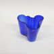 Vase en verre bleu de Alvar Aalto pour Iittala, Finlande, 1936
