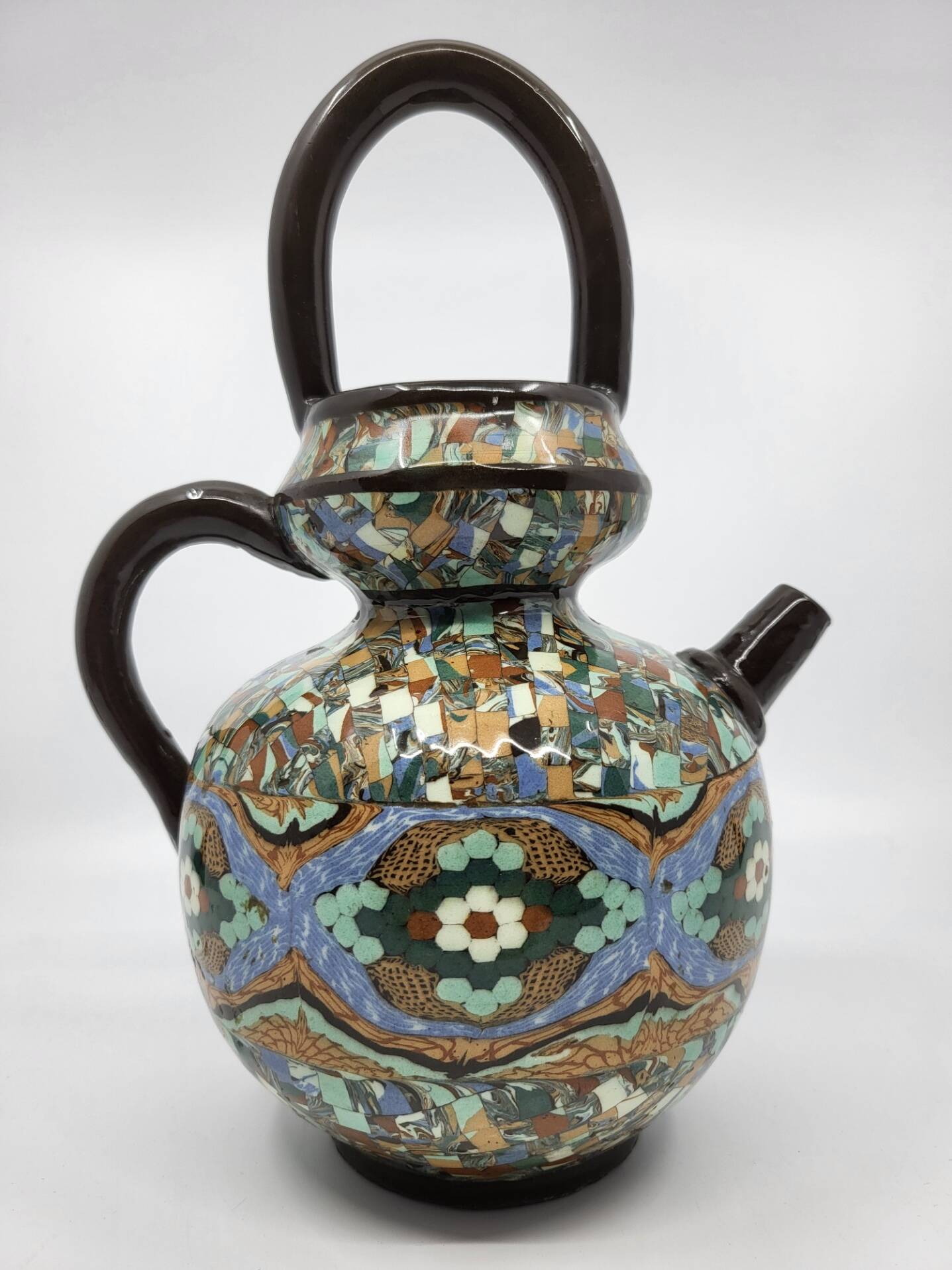 Chevrette Jean Gerbino ceramic, France Côte-d'Azur 1950