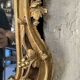 Louis XV period mirror in gilded wood and stucco, 18th century