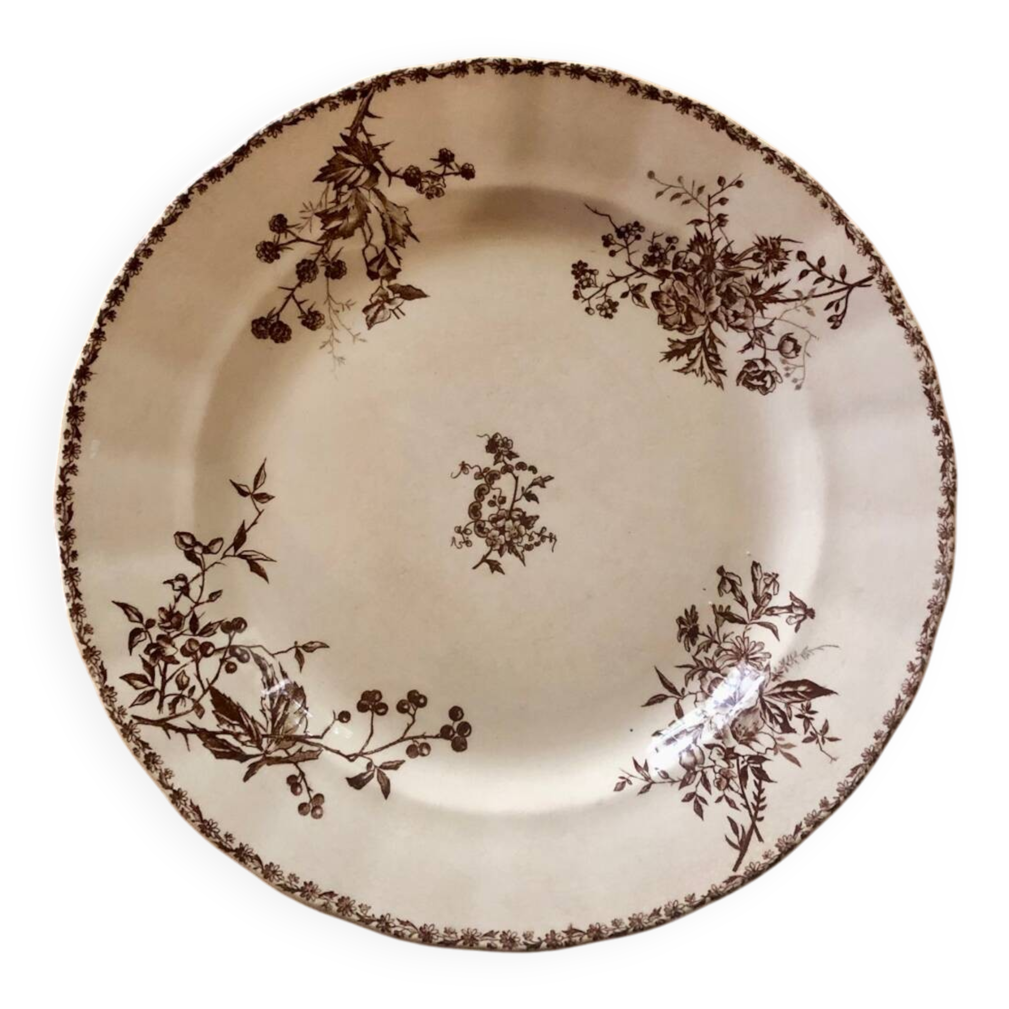 "Moscow" dish, Choisy Le Roi, ironstone