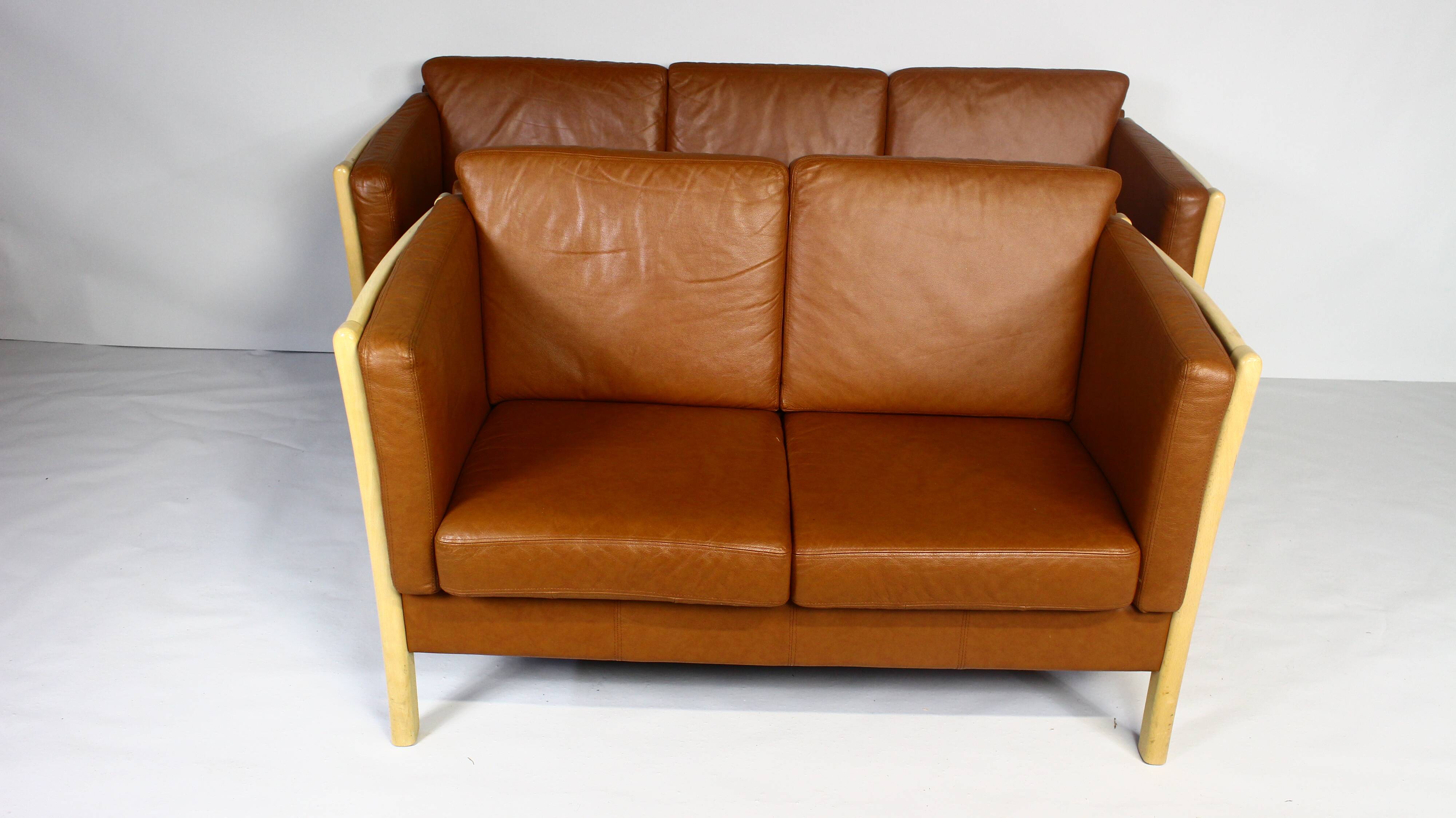 Danish leather sofa