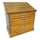 Printing cabinet with drawers
