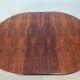 Table à manger danoise en palissandre de Rio vintage 1960 design scand