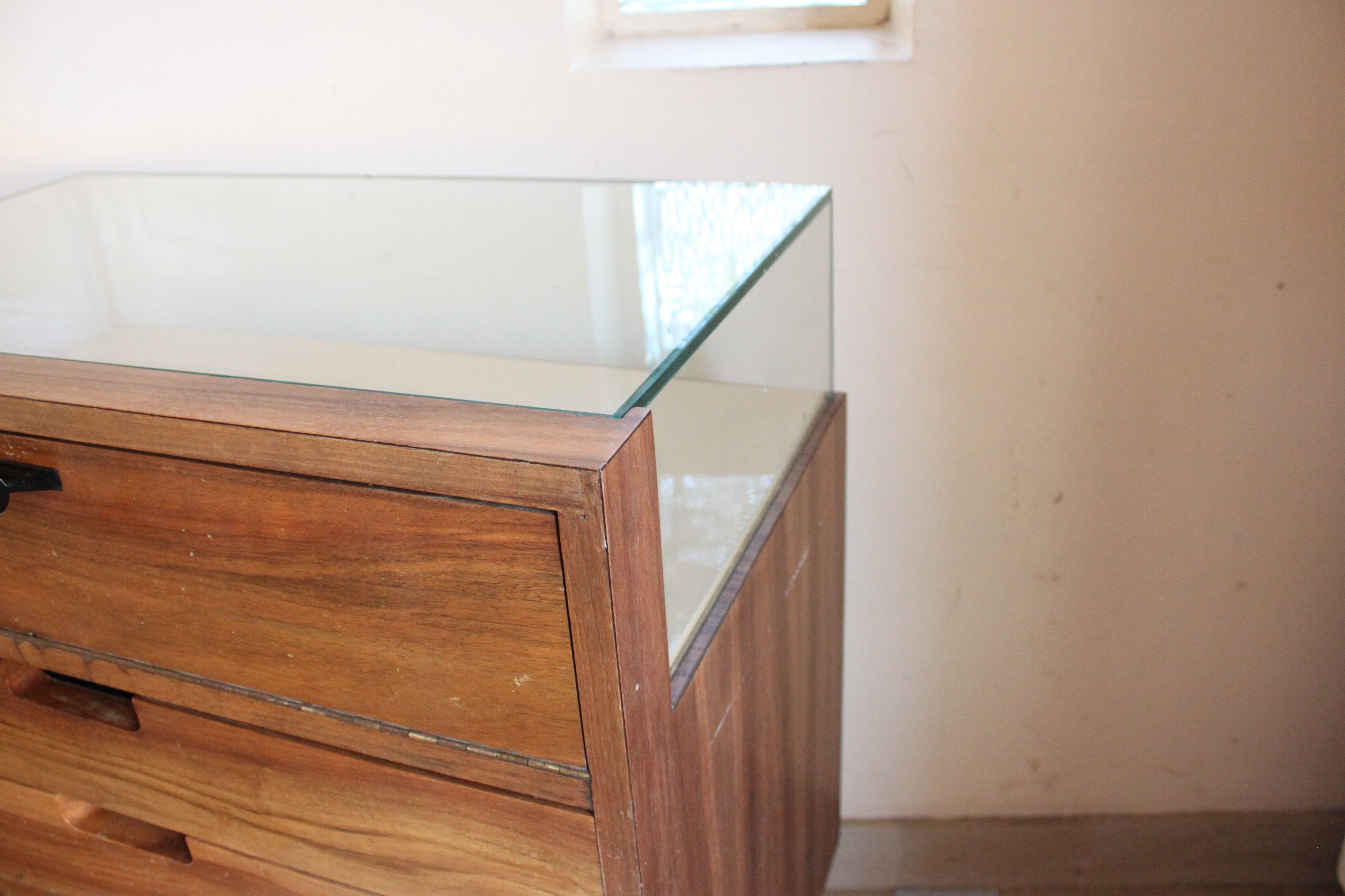 Rare, shop furniture window and drawers 1960