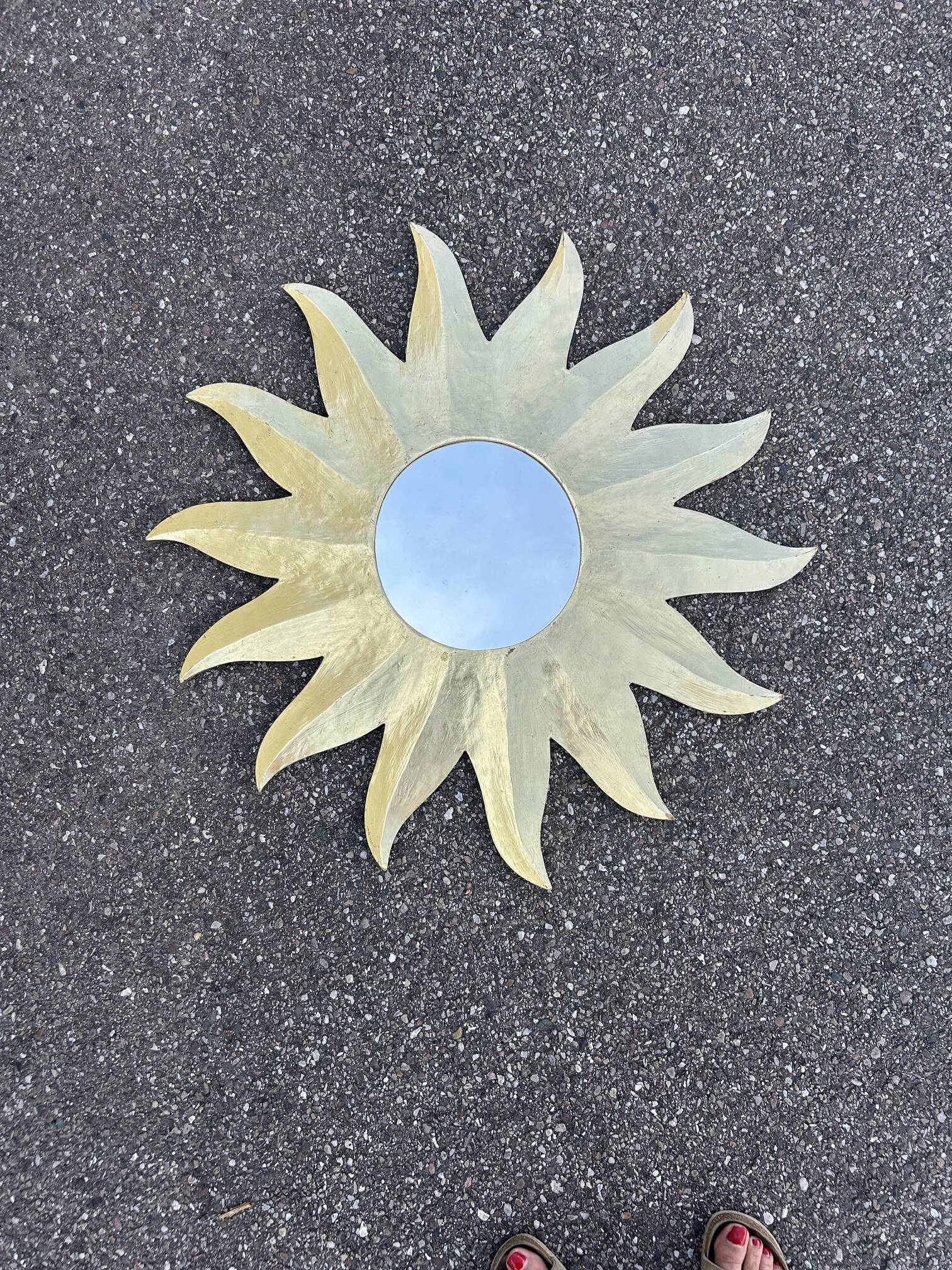 large sun mirror 80cm