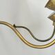 Pair of vintage brass wall lights, France 1970