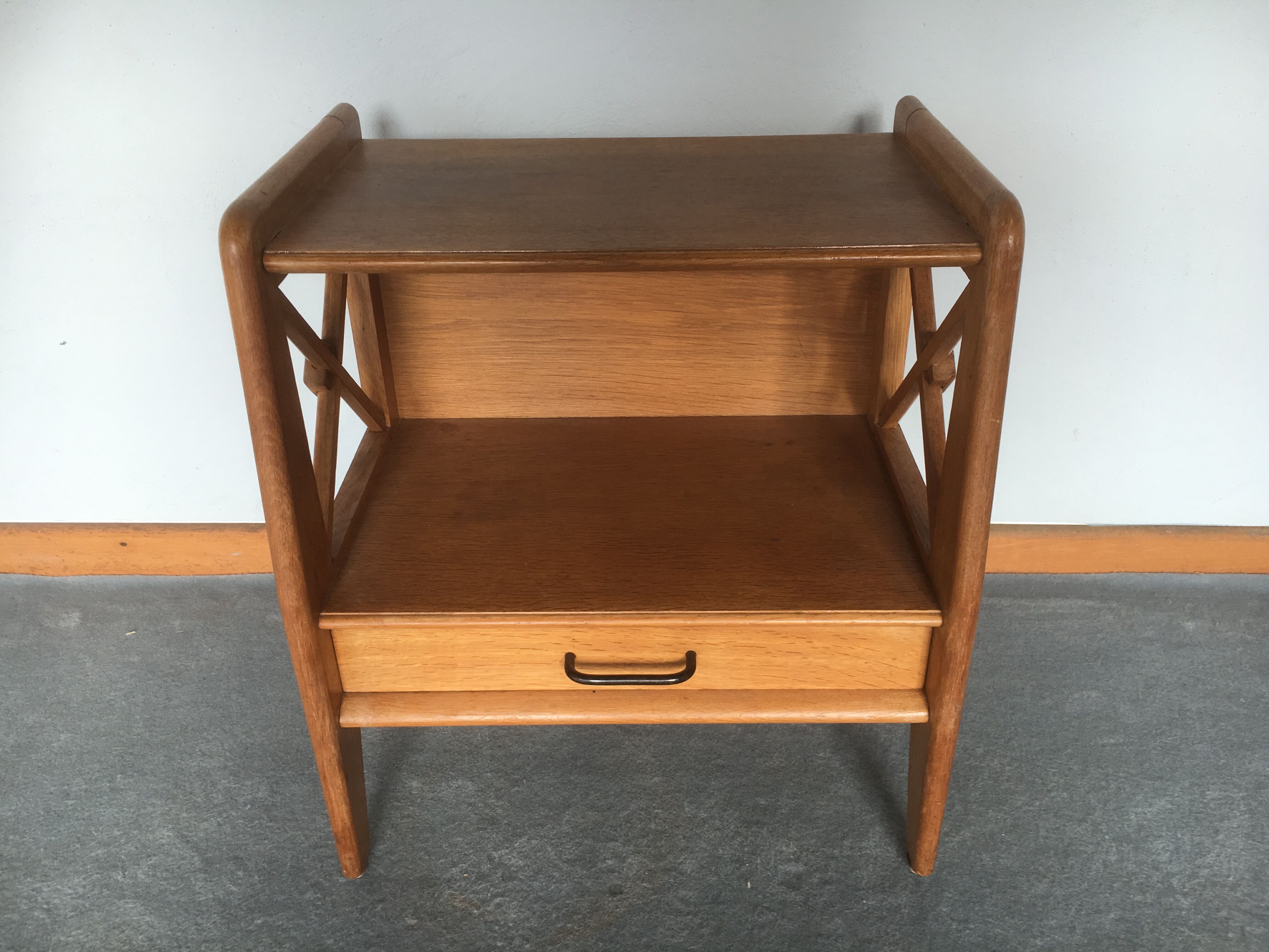 Bedside in oak 1950
