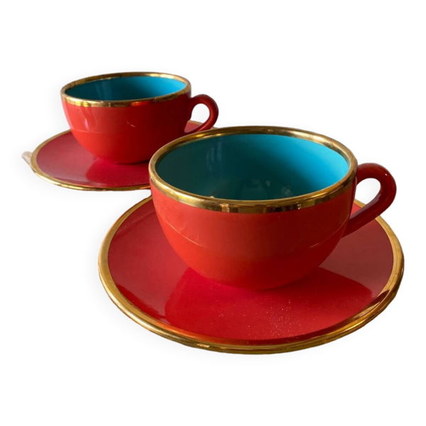 Bols et sous tasses 50s