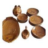 Duvernay ceramic complete fish service