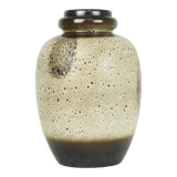 Fat Lava Vase XXL West Germany Scheurich Cream Brown 286-51