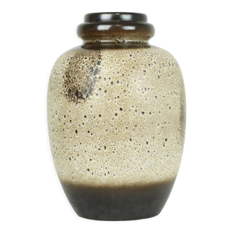 Vase Fat Lava XXL Allemagne de l'Ouest Scheurich Crème Marron 286-51