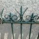 Set of 4 barriers old cloture iron grid