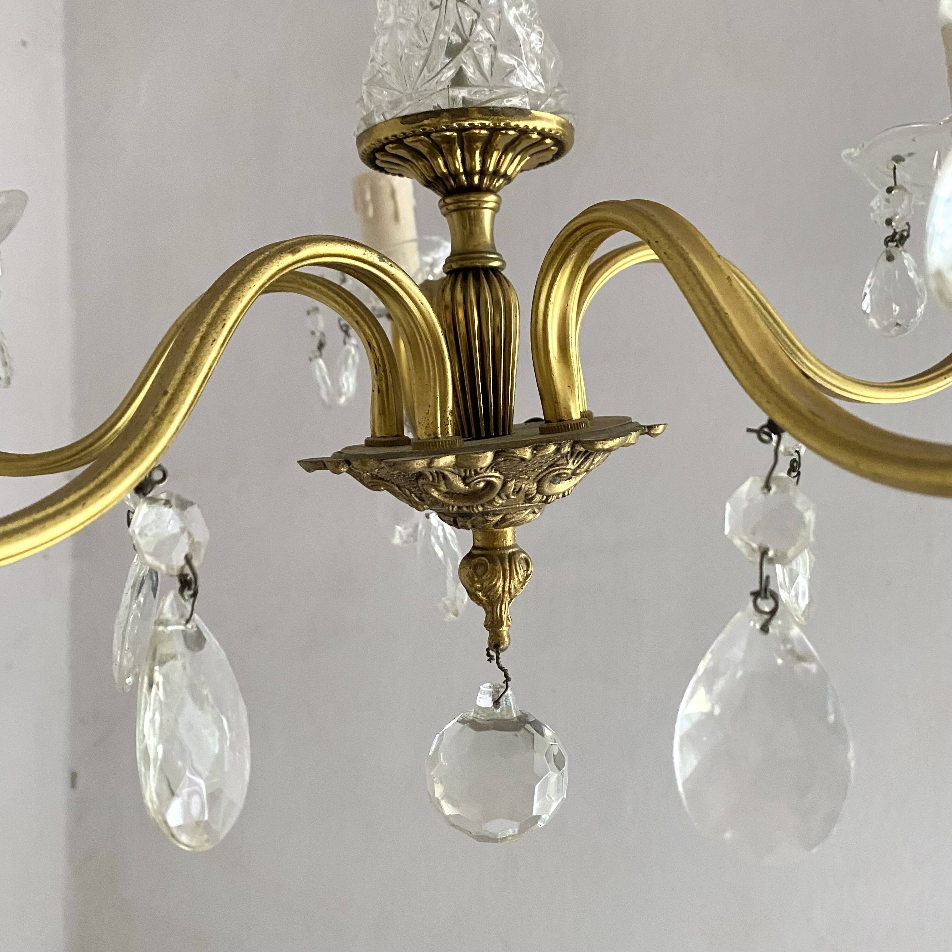 5-light tassel chandelier