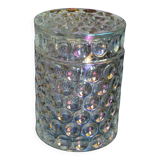 Molded-pressed glass jar/candy dish