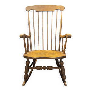 Rocking chair en bois - bascule fauteuil