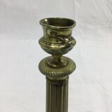 Pair of bronze candlesticks