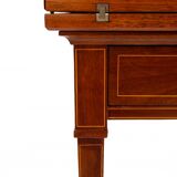 Folding game table, Western Europe, around 1890. Antique. After renovation.