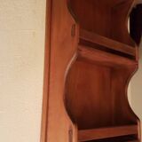 Handcrafted wooden spice rack 56 cm high