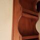 Handcrafted wooden spice rack 56 cm high