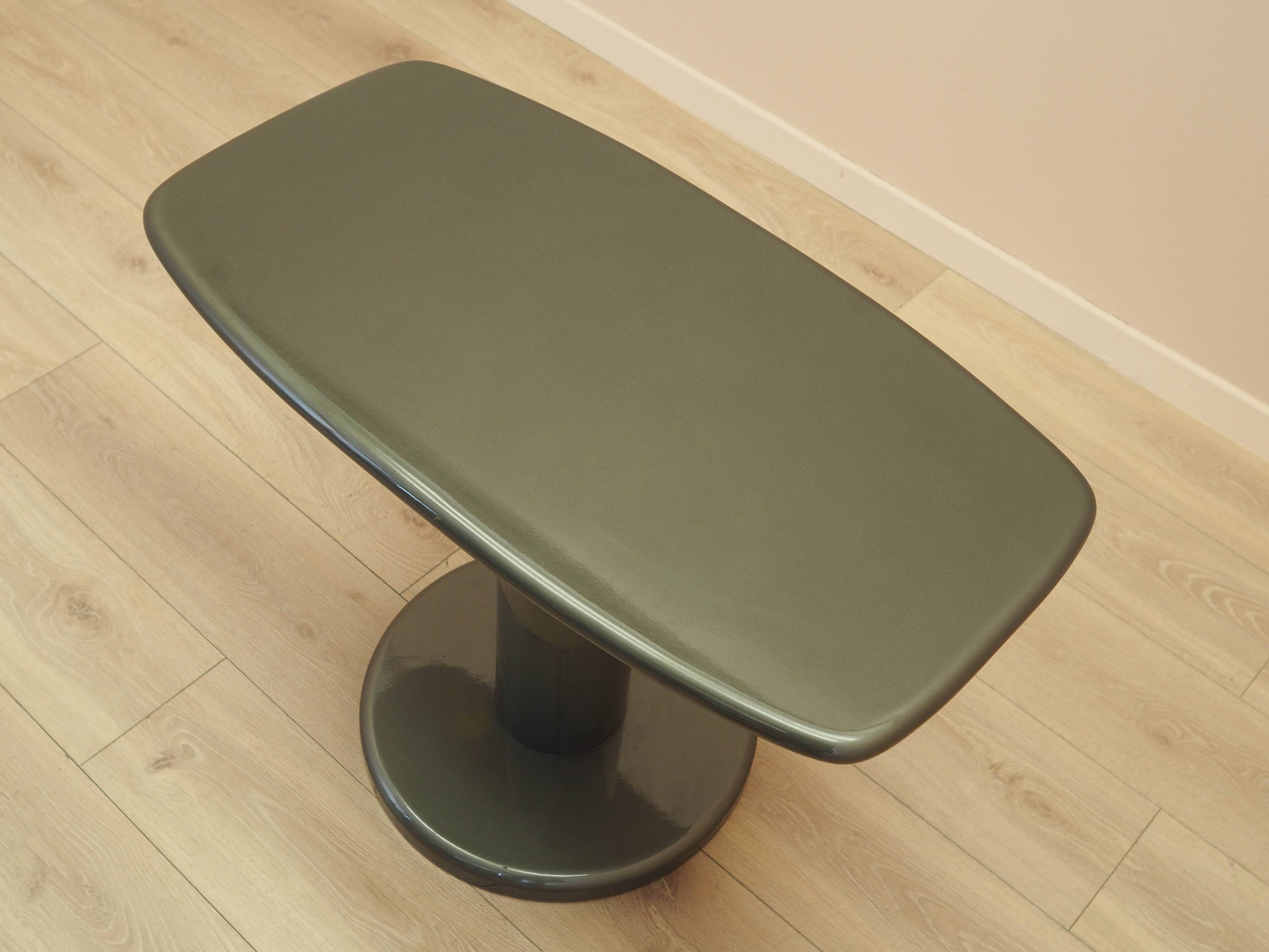 Grey coffee table, Italian design, 1970s, made in Italy