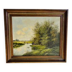 huile sur toile gérard