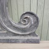 Wooden bull's-eye mirror