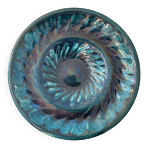 Coupe ondulée bleu canard