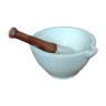 Old ceramic apothecary mortar with pestle