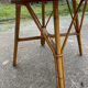 Table en rotin vintage