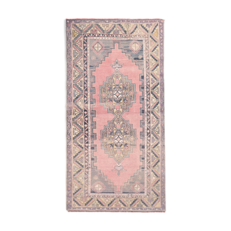 Dusty Pink Wool Turkish Rug