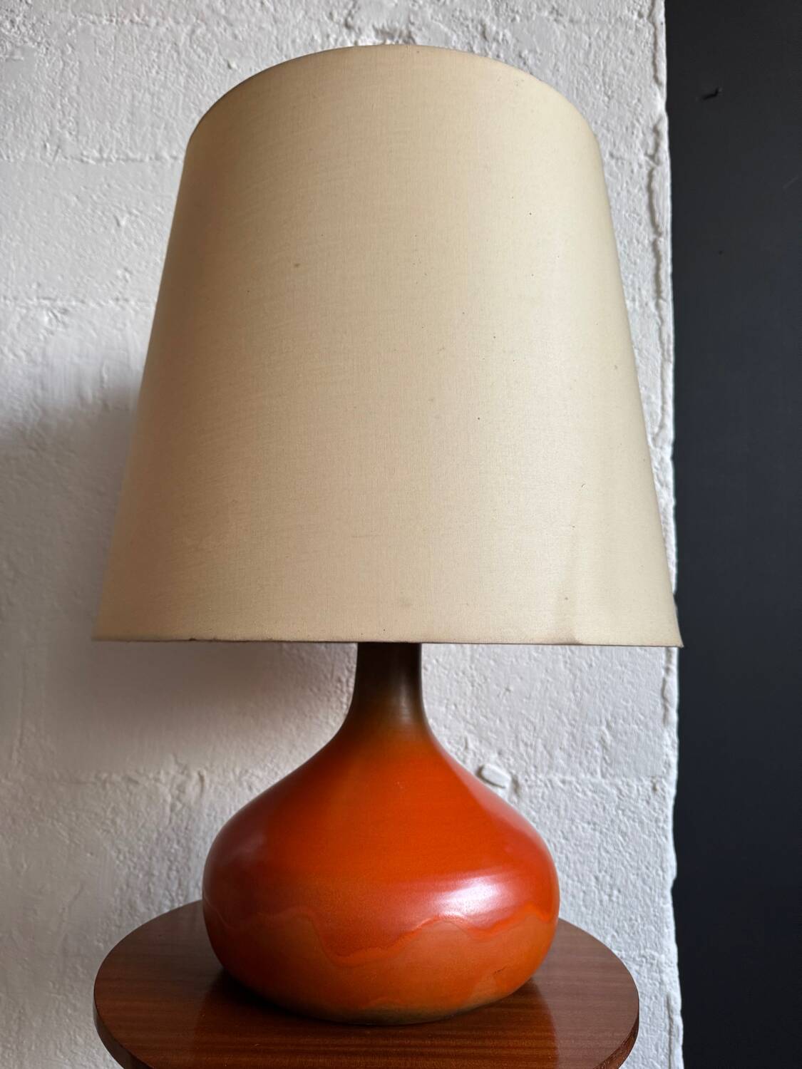 Ceramic lamp by Jacques Lignier from the 1960s.