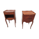 Pair of bedsides in Louis XV style marquetry.
