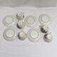 5 cups lot with French-made earthenware saucers size: height -5.5cm- D-8.5cm-