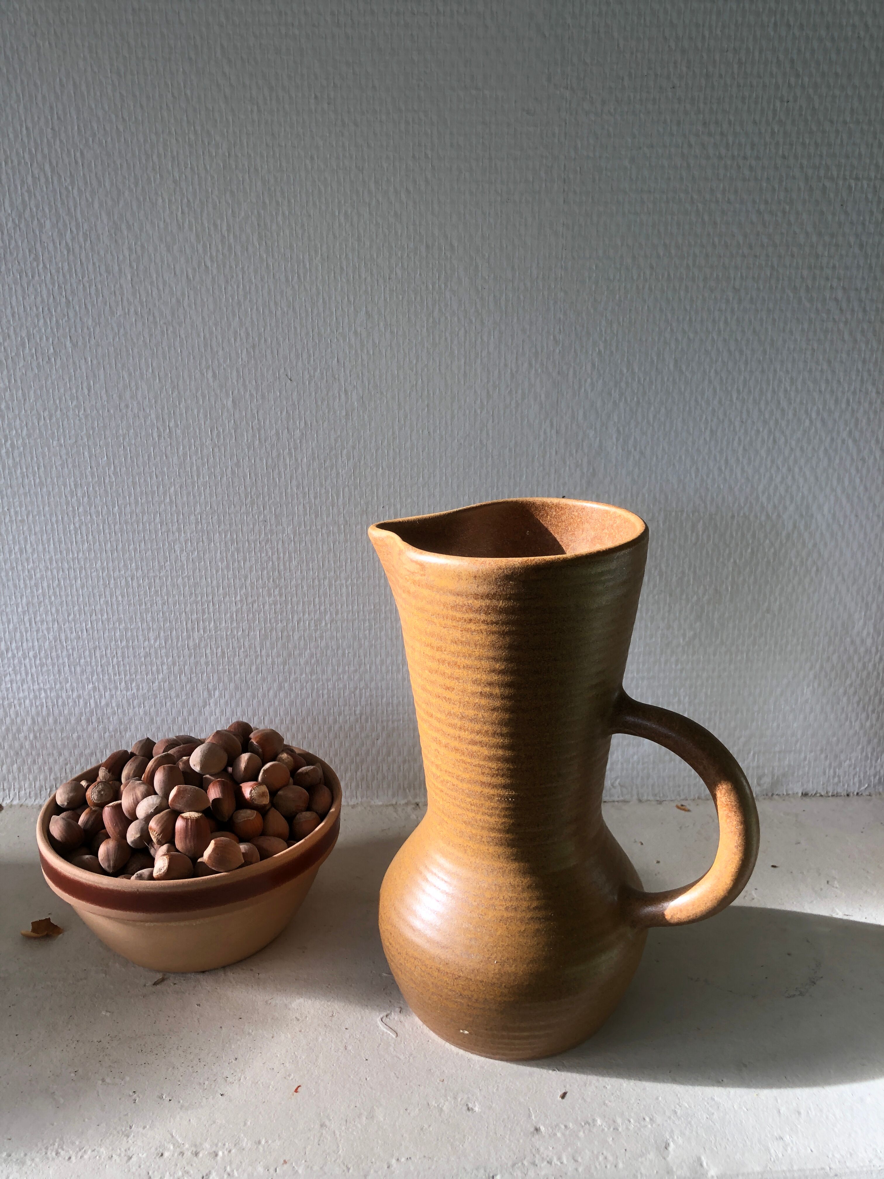 Digoin stoneware pitcher